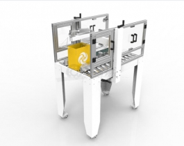 自動封口機-紙箱折蓋封口機設計3D模型圖